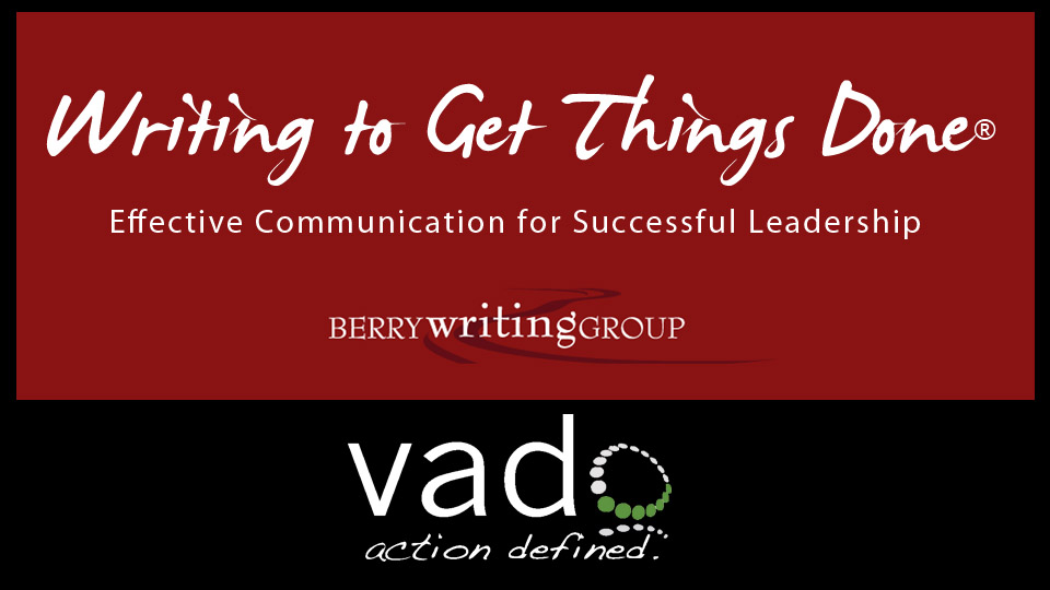 Improve with the Writing to Get Things Done® Toolkit