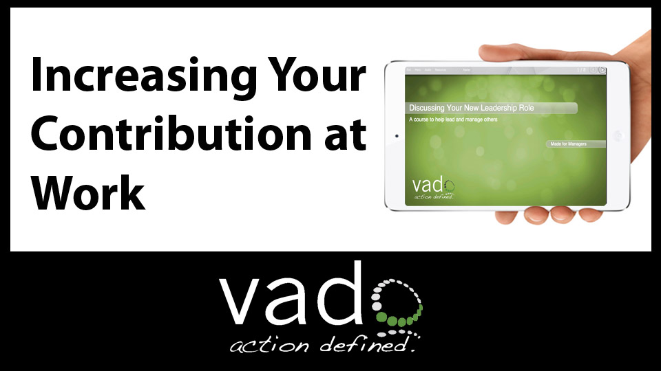 Increasing Your Contribution at Work, Singapore elarning online course