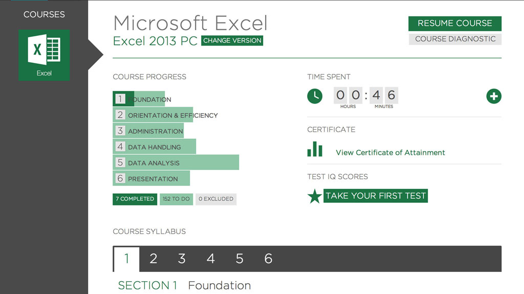 Online classes for microsoft excel