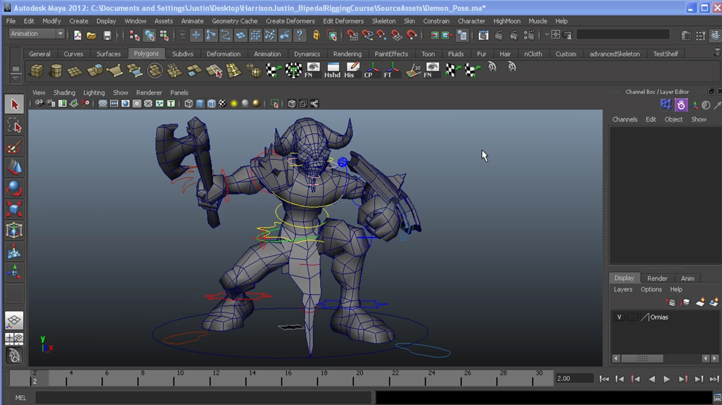 Mastering Digital Design - Learn Technical Rigging for Creatures and Characters for Games and Film, Singapore elarning online course